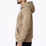 RK BLANK HOODIE BRAUN ÜBERGRÖSSE